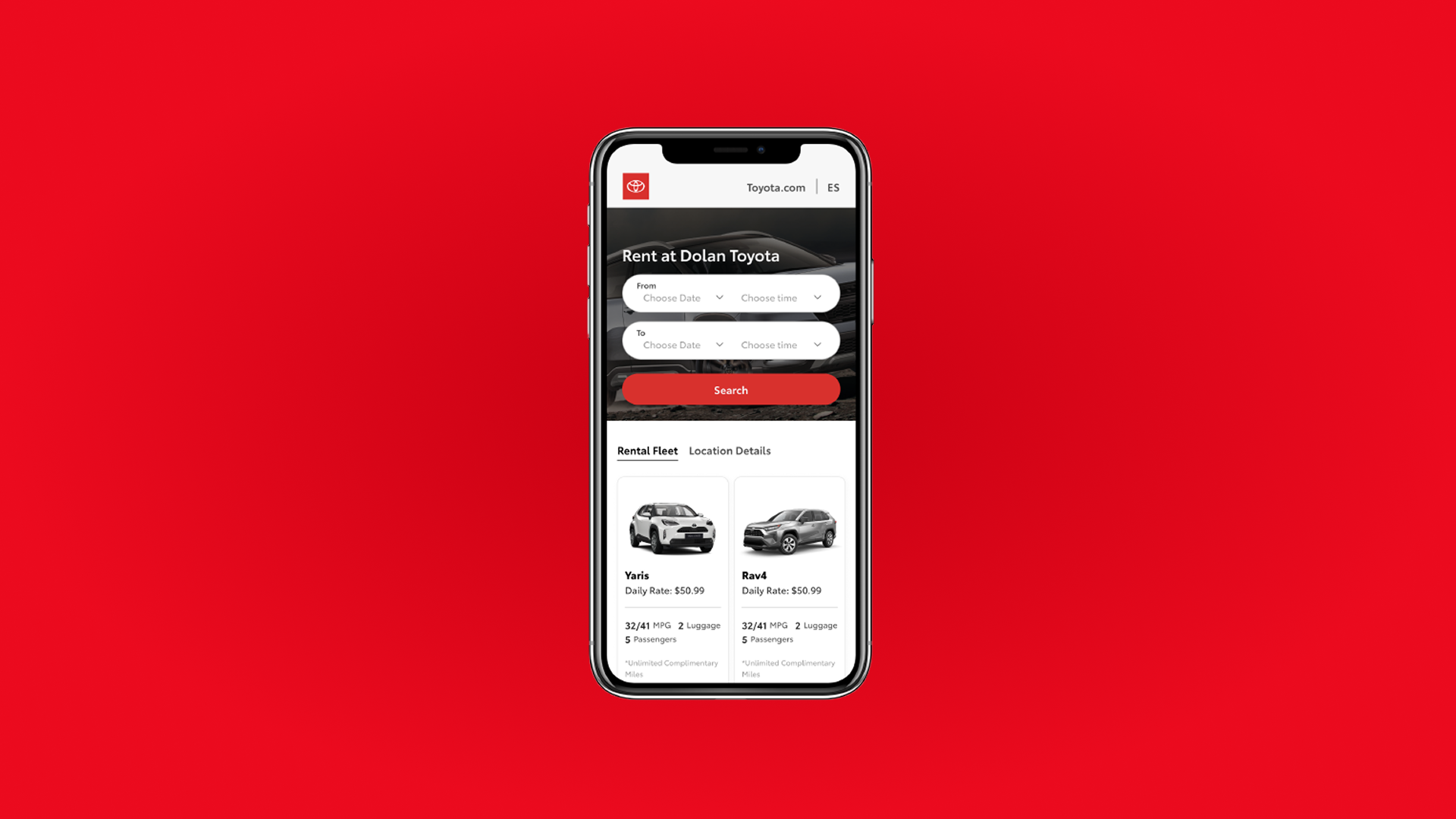 Toyota Mobile Rental